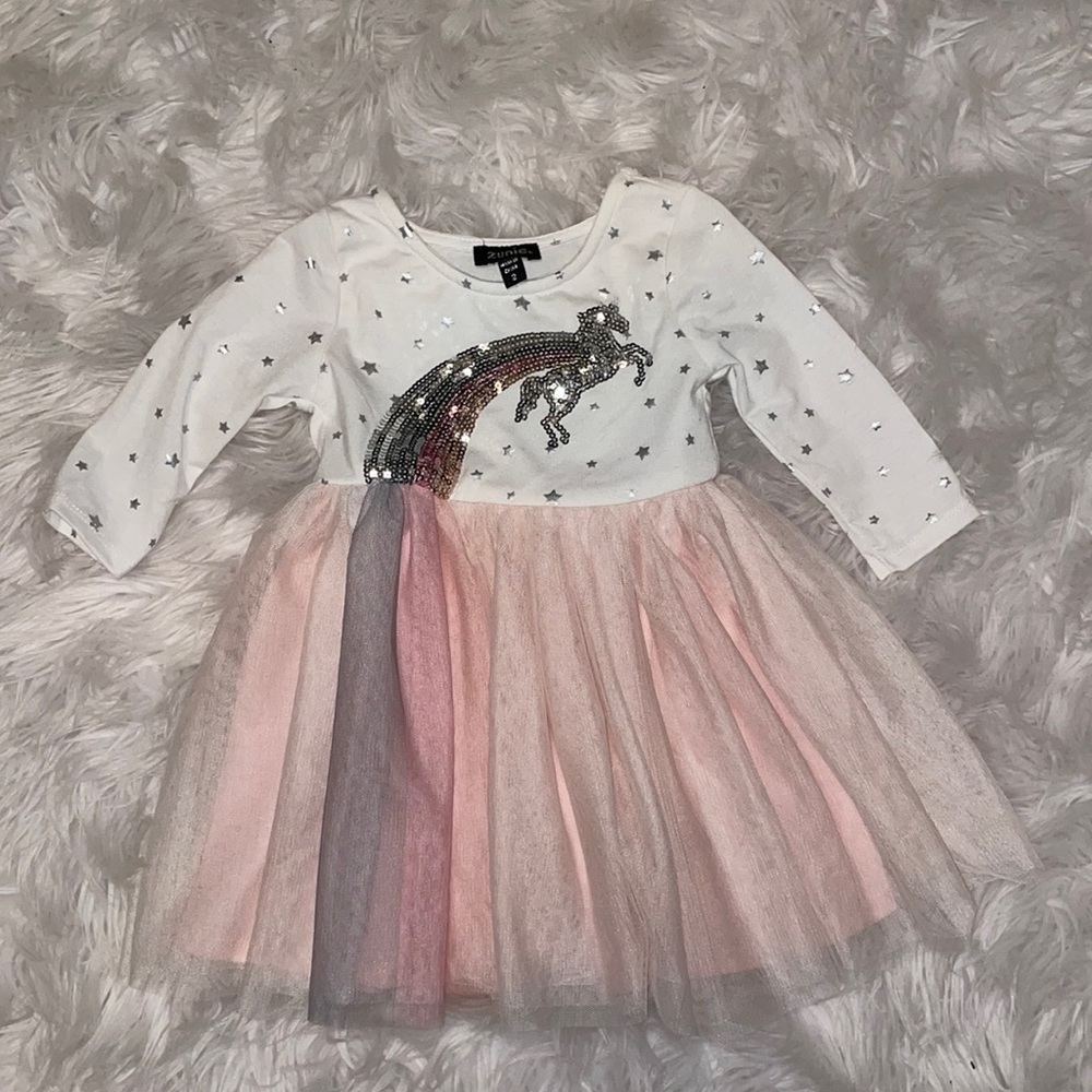 Toddler Zunie Unicorn Dress
